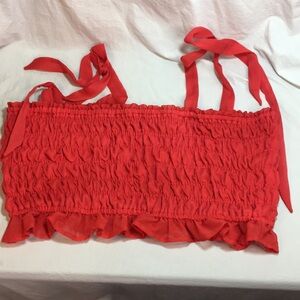 Women's Ruffled Crop Top by Fashion Nova, Sz 3X